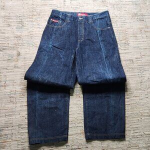 Clench Jeans, Dark Blue Jean Color, Active Wear, Baggy, Y2K, Size 34W 32L